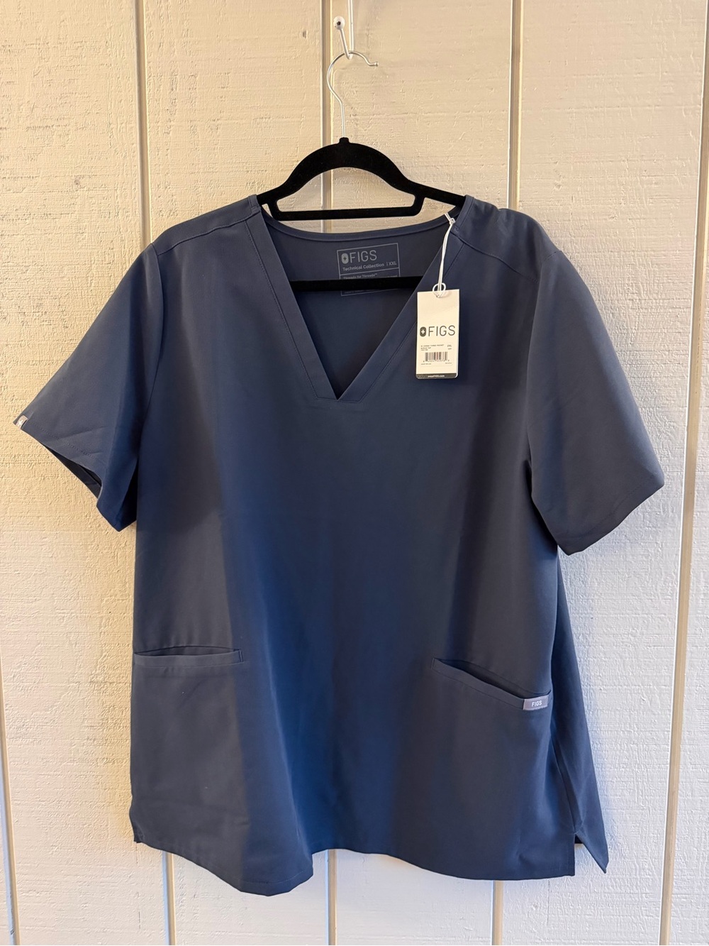 NWT FIGS Navy Scrub Set 2XL XXL Tall Casma Top Kade Cargo Pants